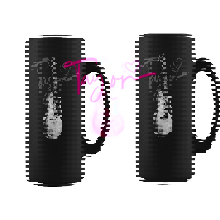 テイラーのファーストネーム 私はテイラーガールが大好きです かわいいギター コーヒーマグ