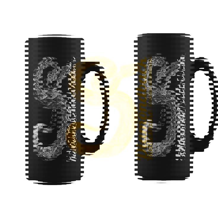 テキサス・ガラガラヘビ・クロタラス・アトロックス・アダマンテウス コーヒーマグ