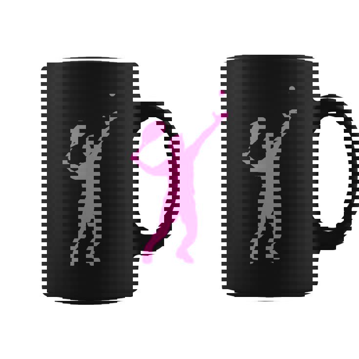 テニスにおけるエレガンスとパワー コーヒーマグ