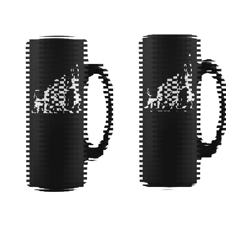 テニスの面白い進化 コーヒーマグ