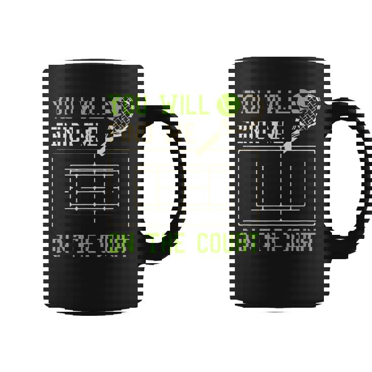 テニスコート テニスプレーヤー おもしろ名言集 コーヒーマグ