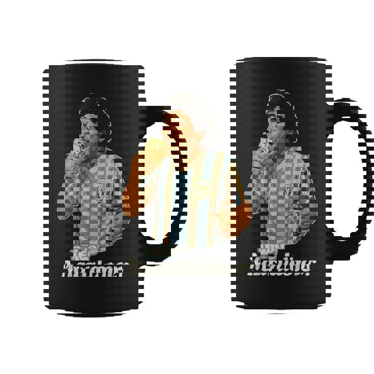 ディエゴ・マラドーナー X デリシャス ドニ ミーム ドナー ケバブ好き コーヒーマグ