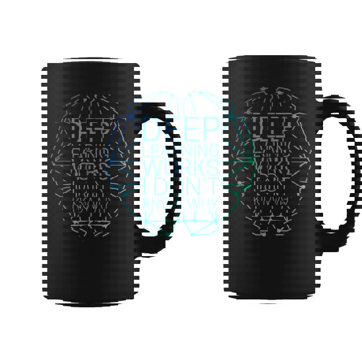 ディープラーニングの仕組み理由はわかりません-面白い機械学習 コーヒーマグ