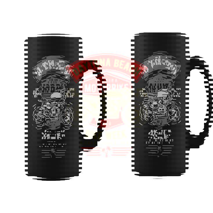 デイトナ ビーチバイクウィーク レトロバイクデザイン コーヒーマグ