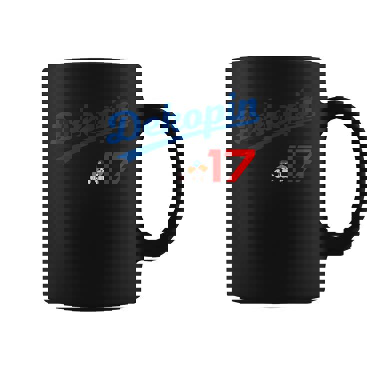 デコピン 大谷 Dekopin Decoy Decopin 前後デザイン 野球 かわいい 愛犬 ユニホーム風 コーヒーマグ