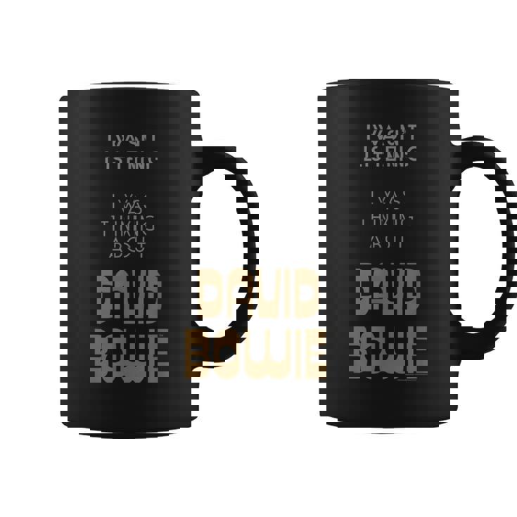 デヴィッド・ボウイ 聞いていなかった ボウイのことを考えていた コーヒーマグ