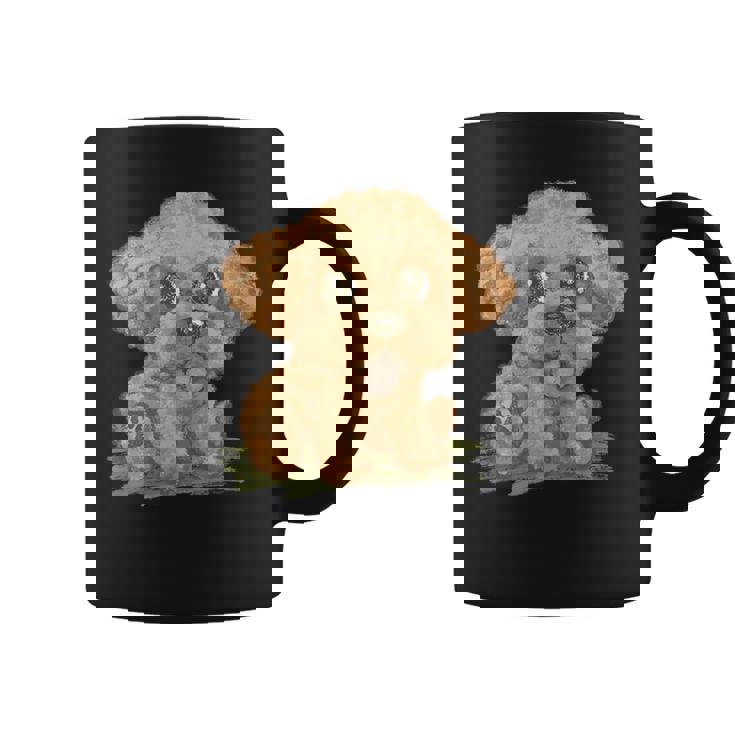 トイプードル かわいい いぬ 子犬 ペット おもしろ 動物 イラスト コーヒーマグ