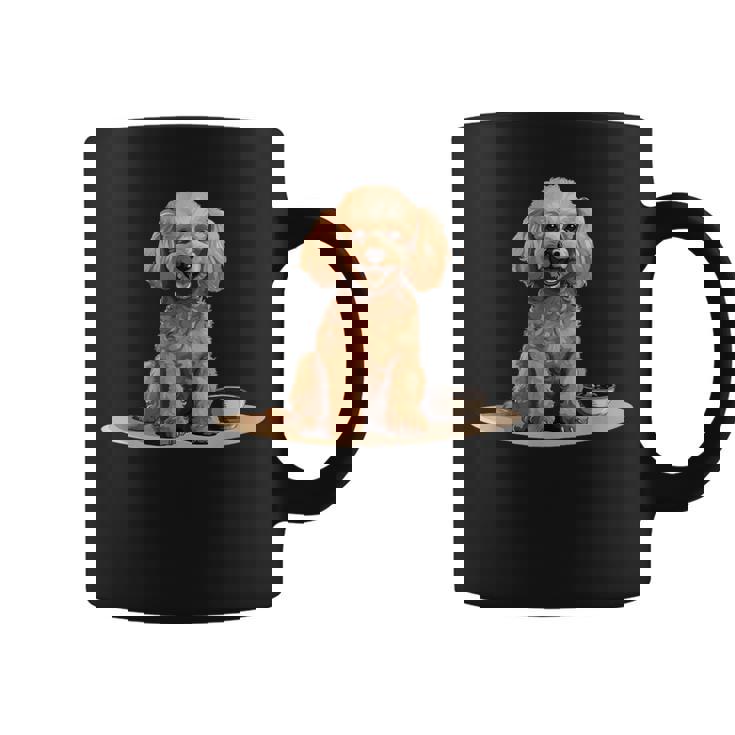 トイプードル 犬種 ペット かわいいグラフィック コーヒーマグ