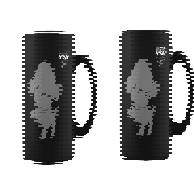 トイプードルシリーズ「シルバー（グレー）」 コーヒーマグ