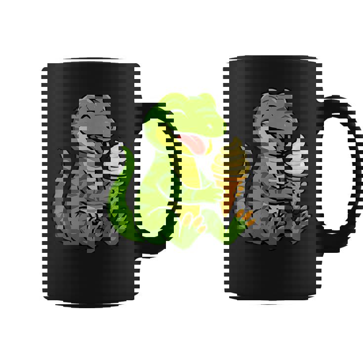 トカゲ アイスクリーム 動物園 動物好き カワイイ 男の子 女の子 キッズ コーヒーマグ