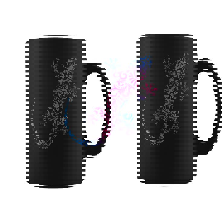 トカゲ爬虫類 マオリ柄 カメレオンヤモリ コーヒーマグ