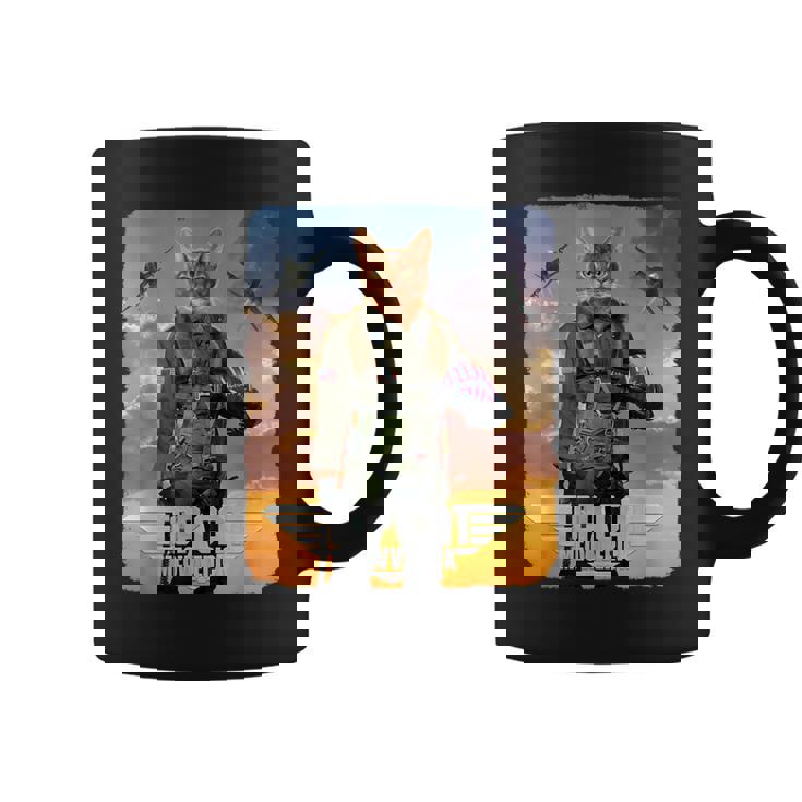 トップ 猫 マーベリック パロディ アクション 映画 叙事詩 レトロ コーヒーマグ