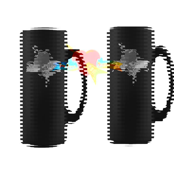 トム・ペティとハートブレイカーズのクラシックロゴ。 コーヒーマグ