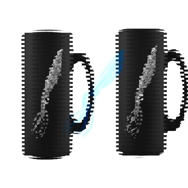 トライバル イカ 海の動物 コーヒーマグ