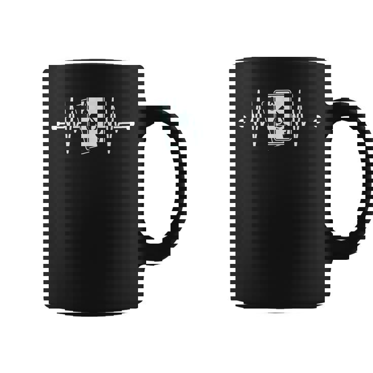 トランプ ポーカー カジノ ハートビート 脈拍 ギャンブル 遊ぶこと コーヒーマグ