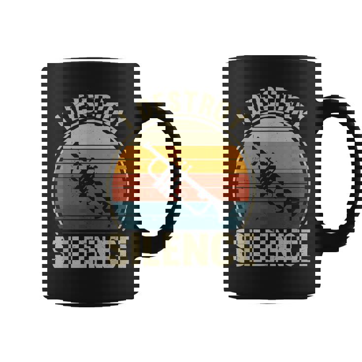 トランペット奏者 I Destroyilence Recto Trumpet Lovers コーヒーマグ