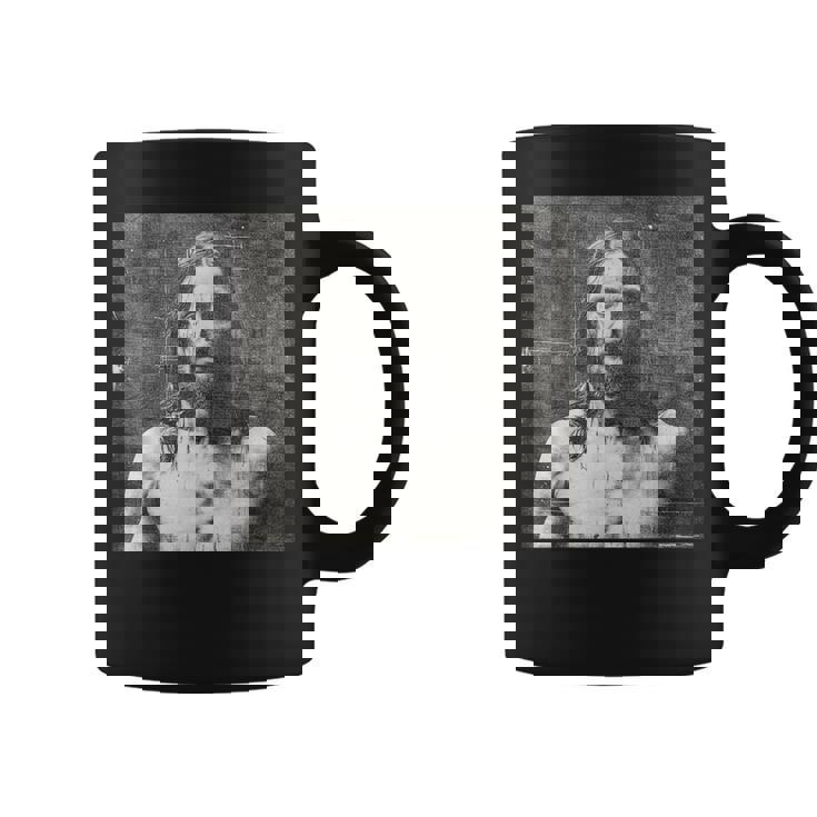 トリノのヴィンテージイエス聖骸布 コーヒーマグ