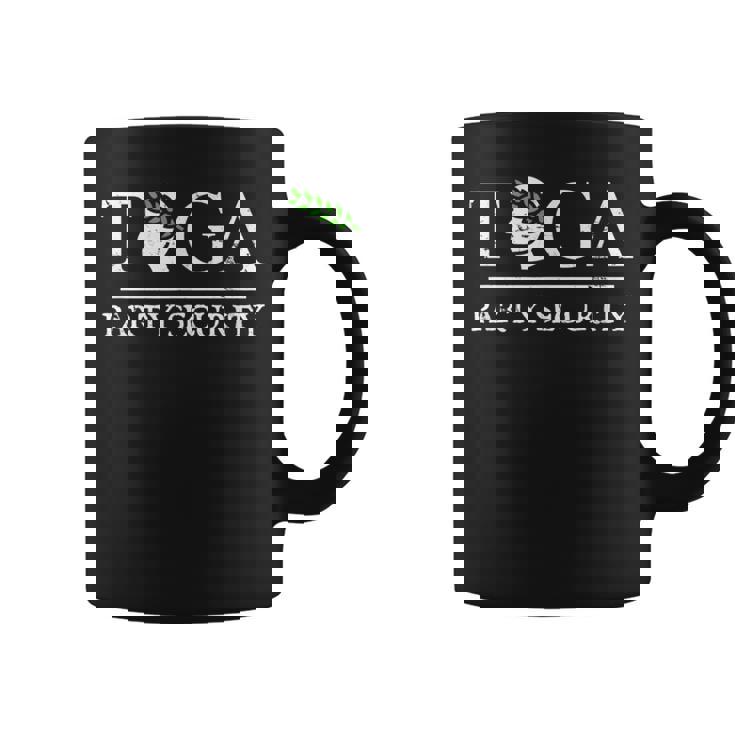 トーガパーティーセキュリティ-面白いギリシャ大学パーティー コーヒーマグ