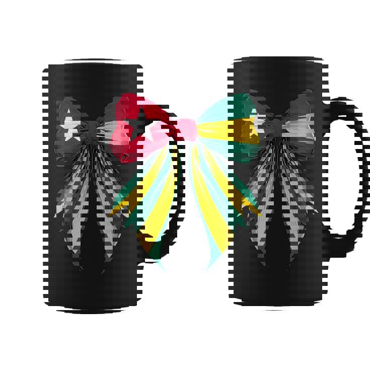 トーゴ トーゴ語 プライド コケット リボン 旗 女の子 ママ コーヒーマグ