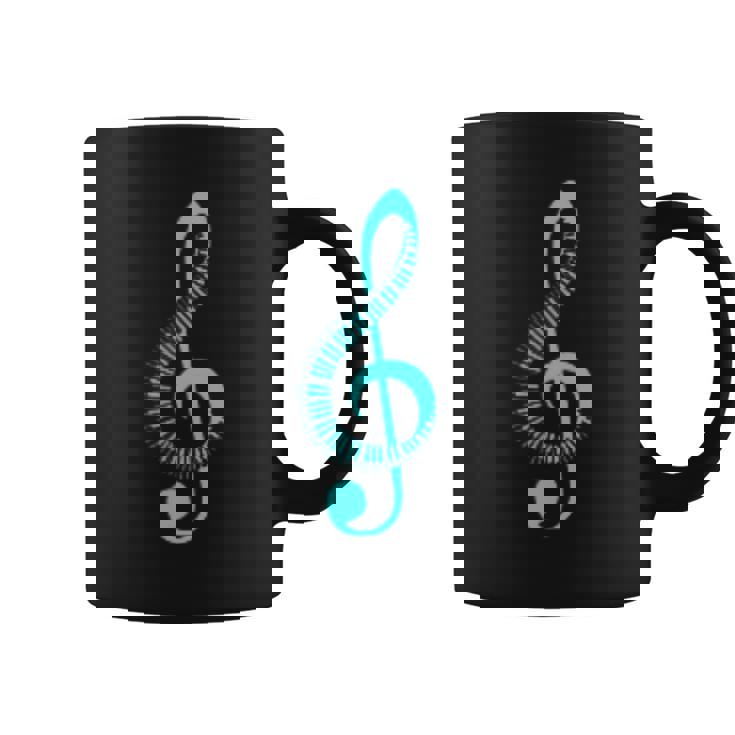 ト音記号の音符ピアノの象徴性ト音記号記号 コーヒーマグ