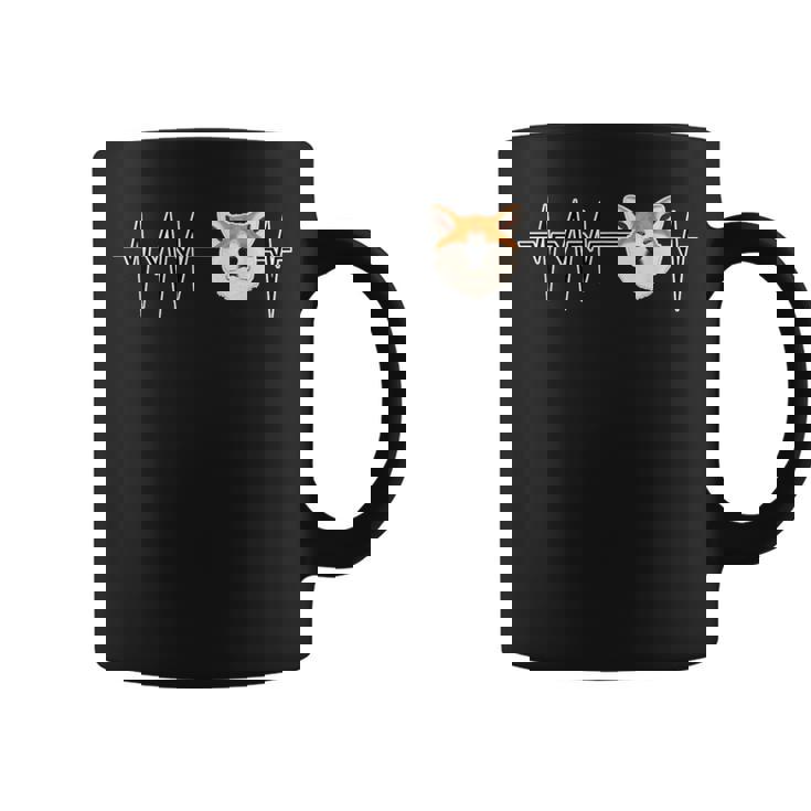 ドッグハートビートi ファニー秋田犬 コーヒーマグ