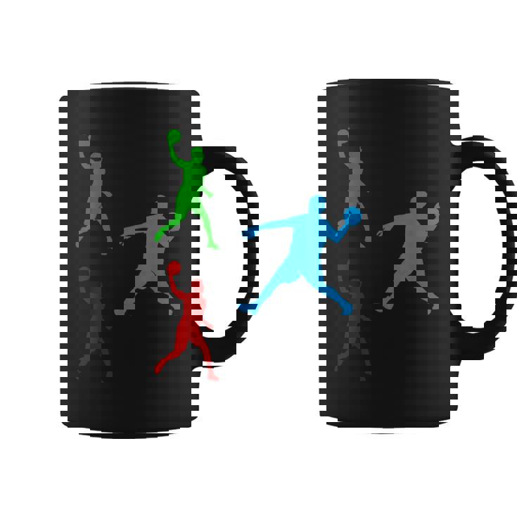 ドッジボール シルエット ドッジボール プレイヤーシルエット ドッジボール コーヒーマグ