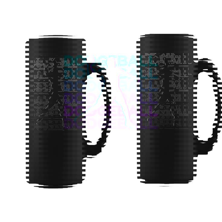 ドッジボール レトロ コーヒーマグ