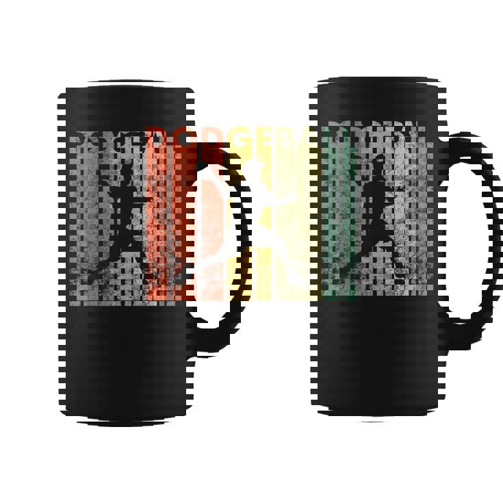 ドッジボール選手 レトロ ドッジボール ギフト コーヒーマグ