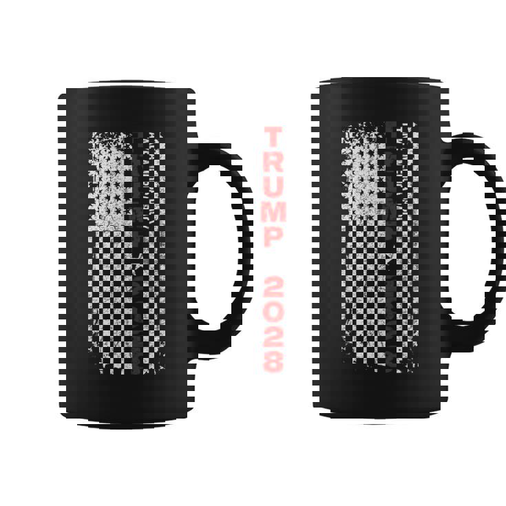 ドナルド・トランプ 2028 アメリカを取り戻す 選挙 アメリカ国旗 コーヒーマグ