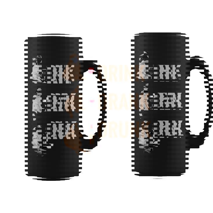 ドリンク 飲酒 パグ 飲酒 ワイン ミーム 面白い コーヒーマグ