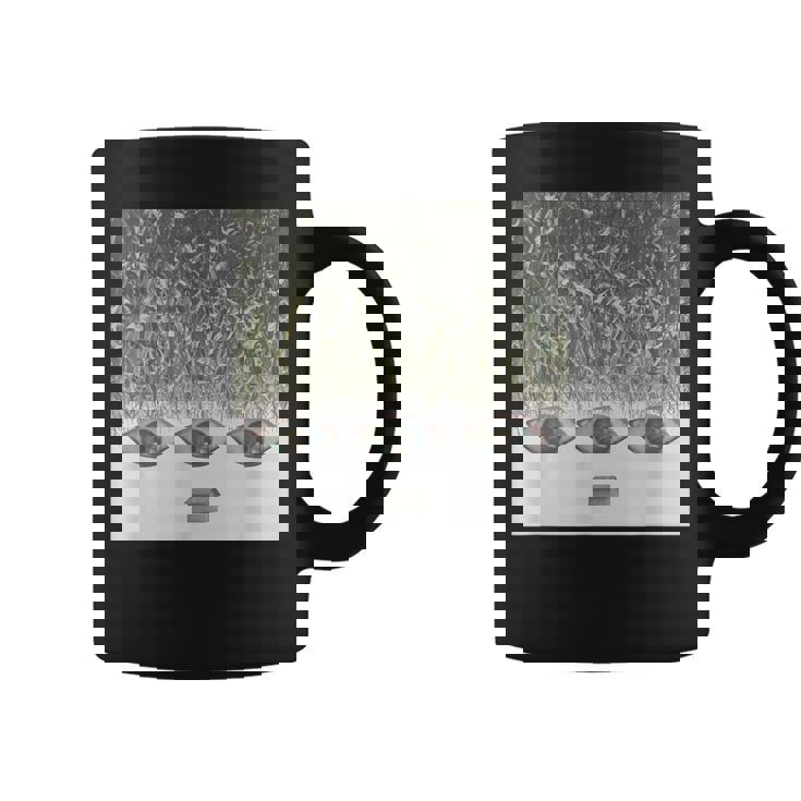 ドリームコアウィアードコア服エステティックコーンフィールドアイズ コーヒーマグ