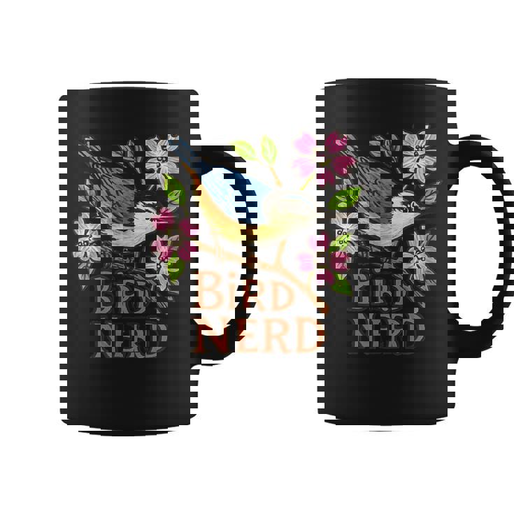 ナツハッチ 鳥 オタク ハナミズキ 木 アート コーヒーマグ