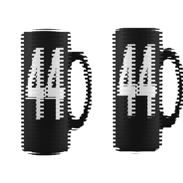 ナンバー44インチホワイトポケットスタイルバージョン。 コーヒーマグ