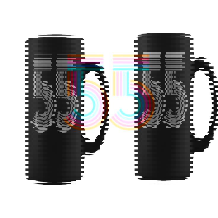 ナンバー55 五十五周年 男性 女性 55歳 誕生日 コーヒーマグ