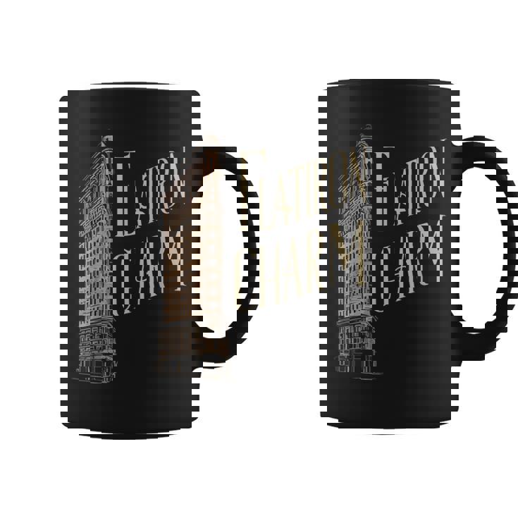 ニューヨークチャームフラットアイアンビルディング コーヒーマグ