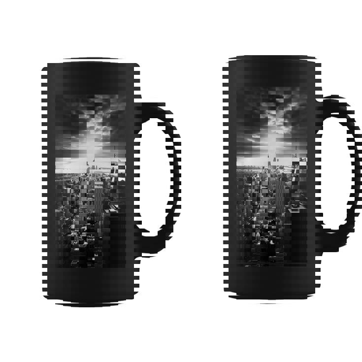 ニューヨーク市写真撮影 白黒写真 コーヒーマグ