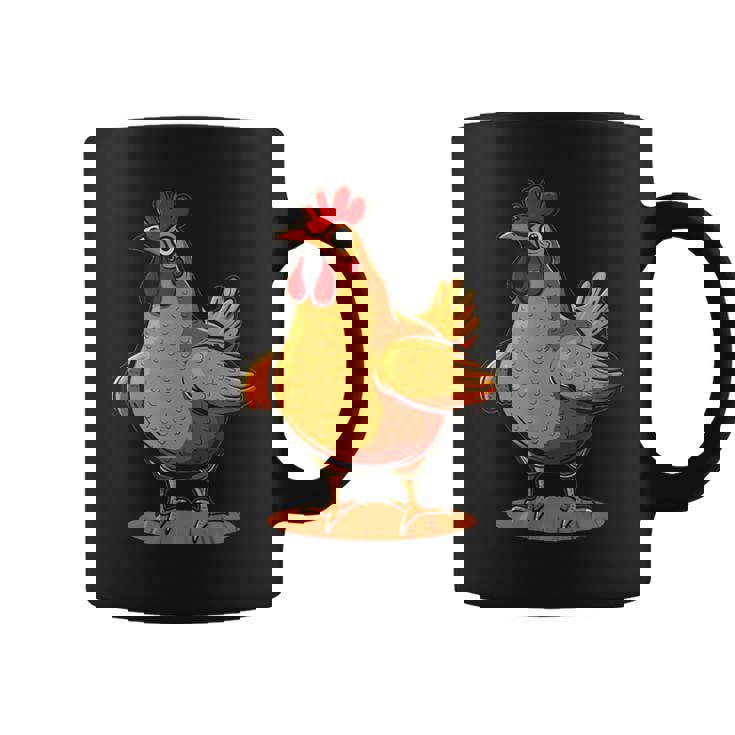 ニワトリとオンドリの胸のコスチューム コーヒーマグ