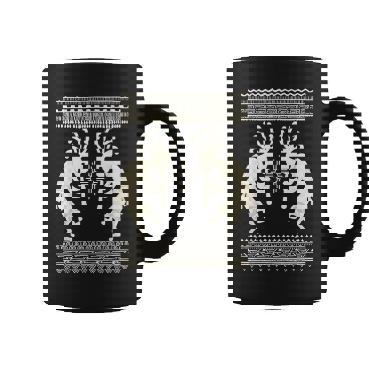ネイティブアメリカン カルチャー ココペリ ミュージシャンボーダー 2 楽しい コーヒーマグ