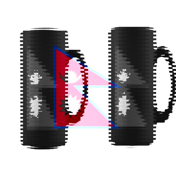 ネパール国旗 コーヒーマグ