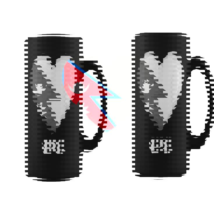 ネパール国旗シャツ コーヒーマグ