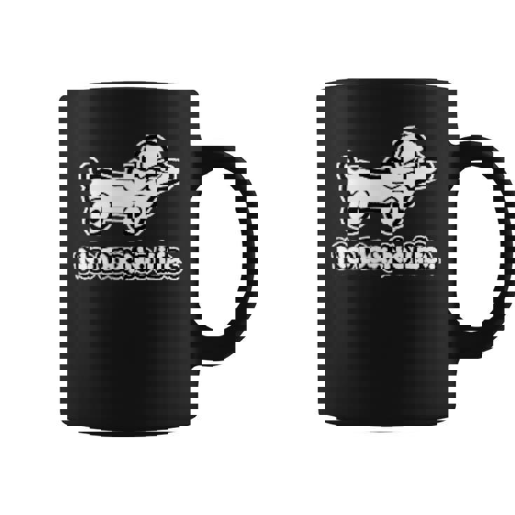 ノー ダックス ノー ライフ No Daxno Life 胸＆バックプリント コーヒーマグ