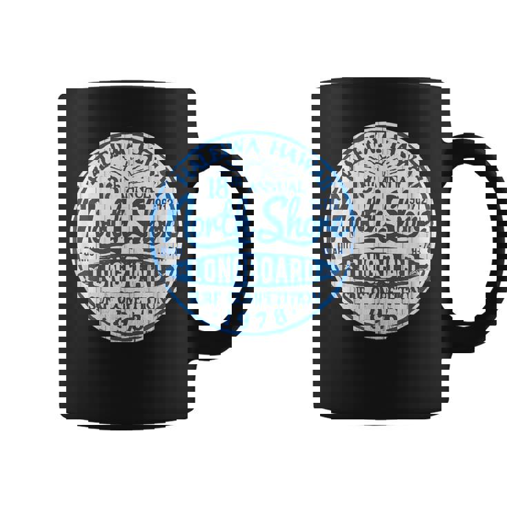 ノースショア ハレイワ ハワイ ロングボード サーフ コーヒーマグ