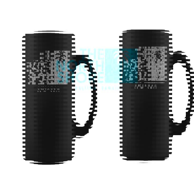 ノースショア ハワイ ヤシの木 ビンテージスタイル コーヒーマグ