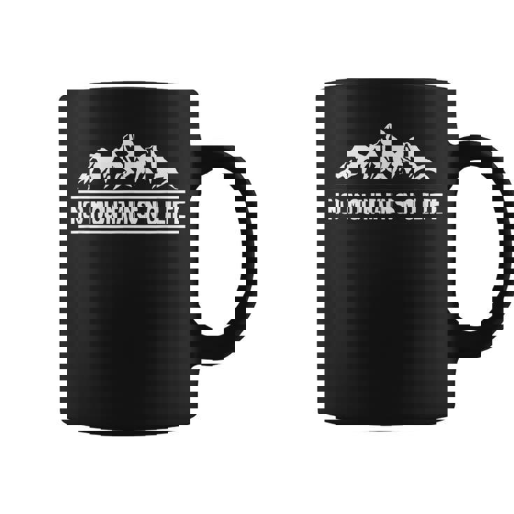 ノーマウンテンノーライフ ロッククライミング エイドクライミング フリークライング アルパインクライミング 登攀 登山 コーヒーマグ