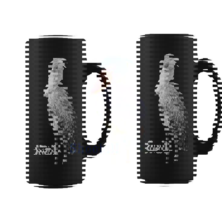 ハシビロコウ（写真 切り抜き）大きな 青い鳥 グッズ コーヒーマグ