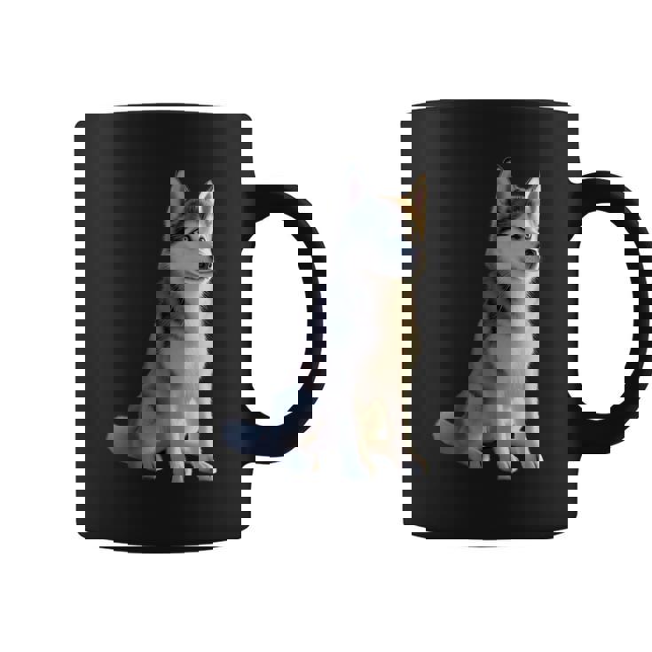 ハスキーがモチーフの愛犬家 シベリアンハスキーが大好き コーヒーマグ