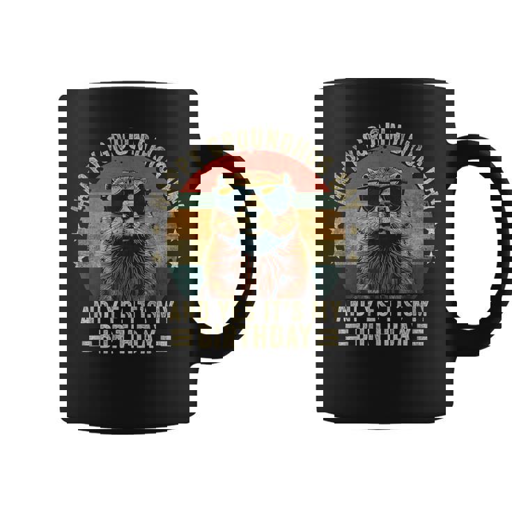 ハッピーマーモットの日、誕生日、クールなマーモット コーヒーマグ