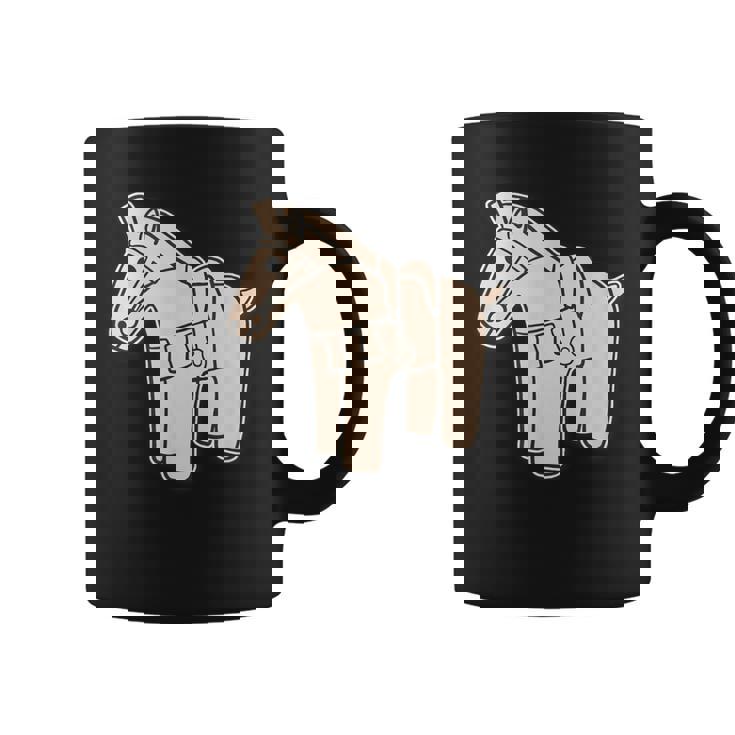 ハニワの馬 埴輪【ゆるフレンズ】歴史土器 シンプル かわいい イラスト コーヒーマグ