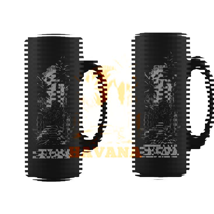 ハバナ キューバ レトロ キューバ プライド ヴィンテージ 70 年代 80 年代のスタイル コーヒーマグ