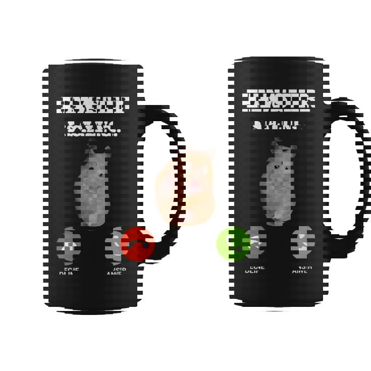 ハムスターミームが呼んでいます コーヒーマグ